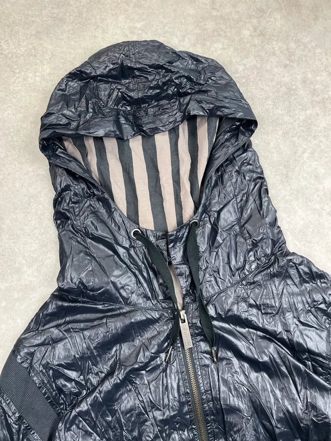 2009 Alexander McQueen x Puma Dark Blue Nylon Hooded Light Jacket WAWLSvU 6