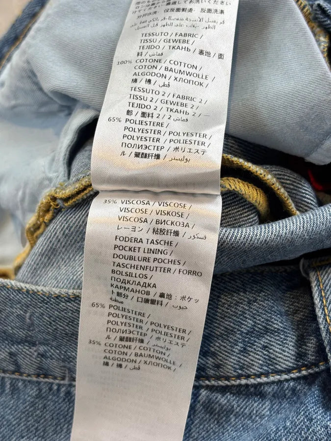 2010s Alexander McQueen Blue Denim Distressed Jeans euNaRyA 12