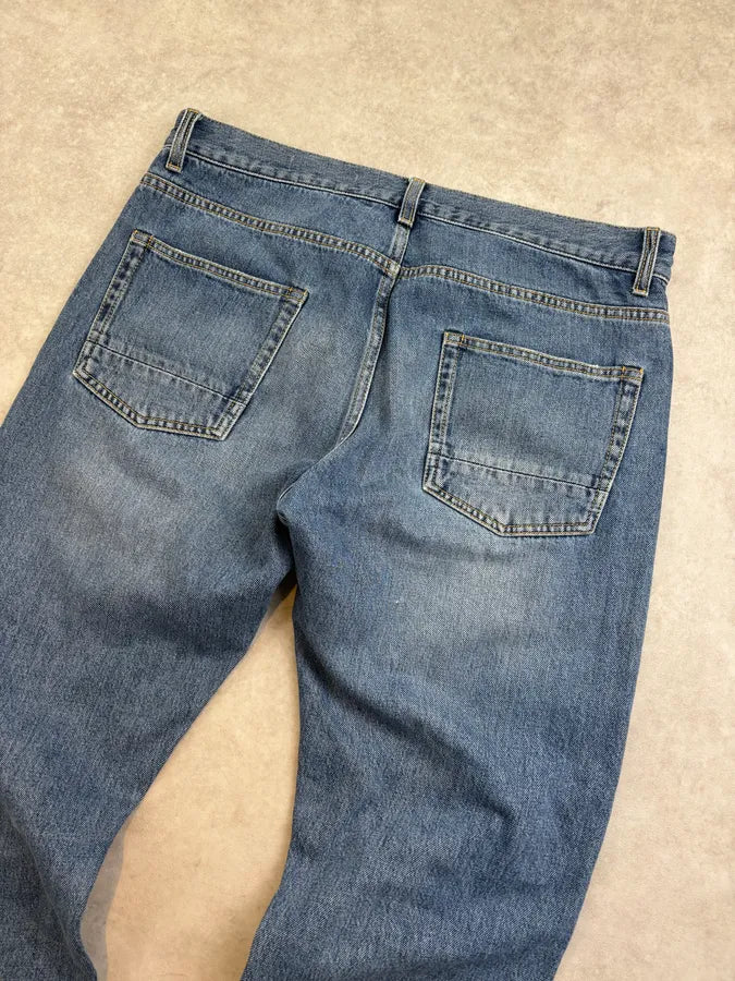 2010s Alexander McQueen Blue Denim Distressed Jeans euNaRyA 6