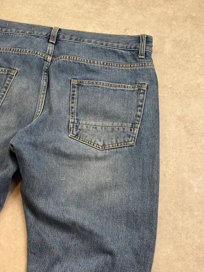 2010s Alexander McQueen Blue Denim Distressed Jeans euNaRyA 7