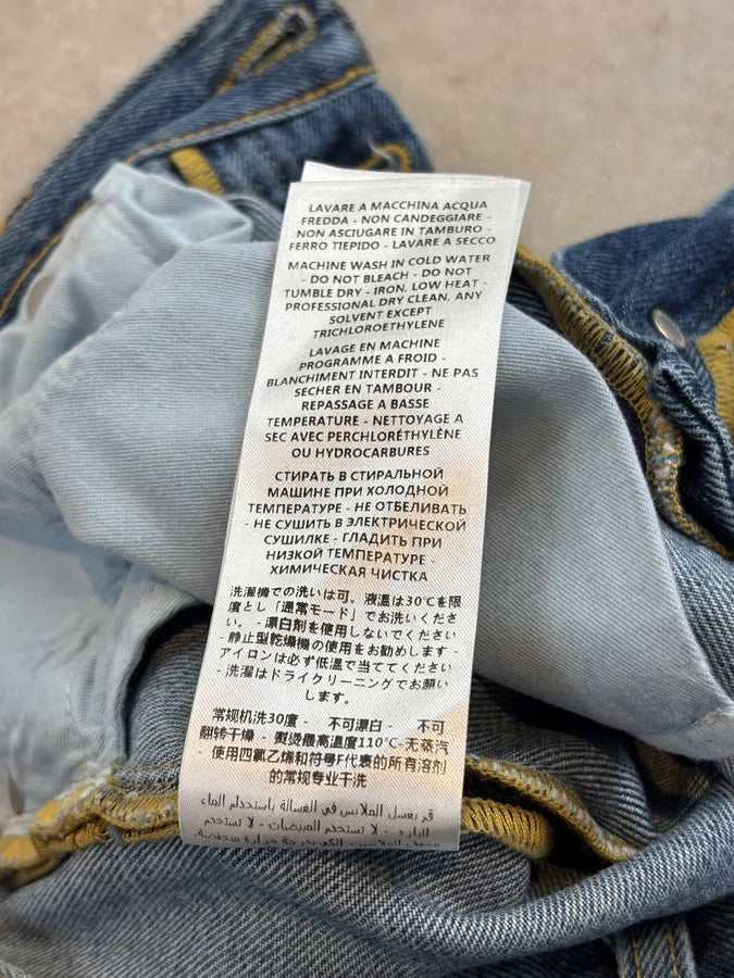 2010s Alexander McQueen Blue Denim Distressed Jeans euNaRyA 13