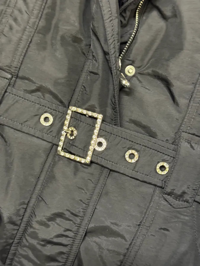 2000s Alexander McQueen Fur Puffer Black Jacket JiSbloJ 5