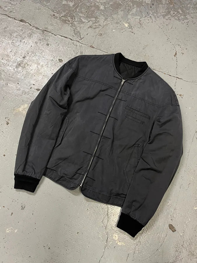 2000s Alexander McQueen Signature Navy Bomber Jacket FIdqKTm 4