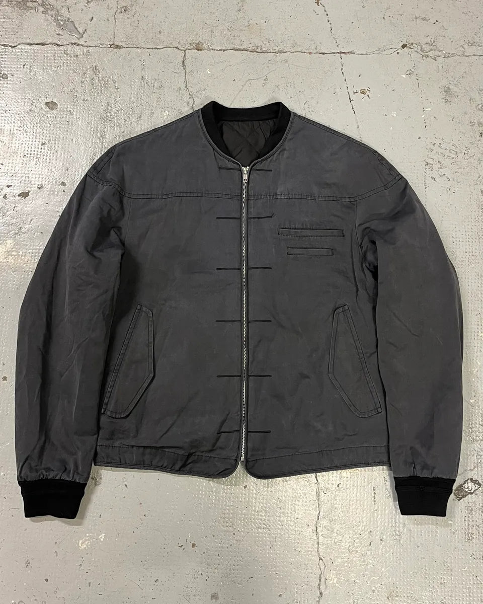 2000s Alexander McQueen Signature Navy Bomber Jacket FIdqKTm 0