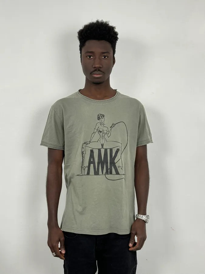 2000s Andrew Mackenzie Grey Dominant Sexy Lady T-Shirt hpbEbhf 1