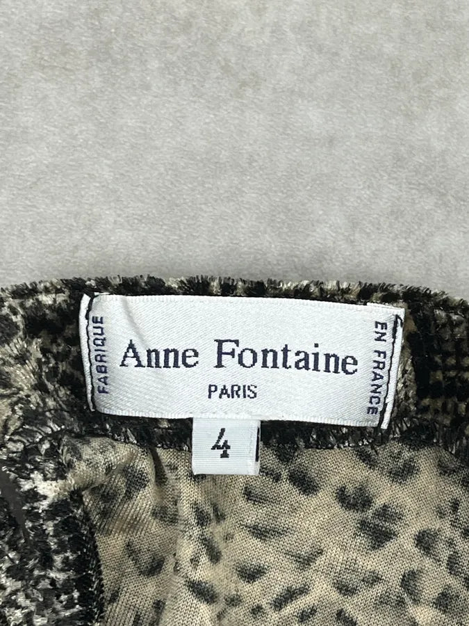 2000s Anne Fontaine Grey Snakeskin Effect Longsleeves eTRTPyj 9