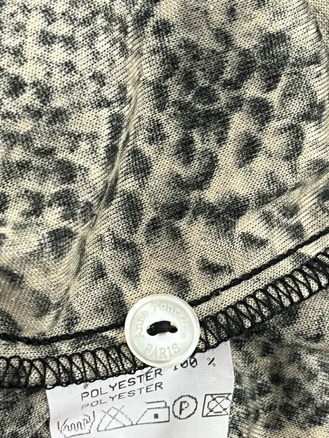 2000s Anne Fontaine Grey Snakeskin Effect Longsleeves eTRTPyj 8