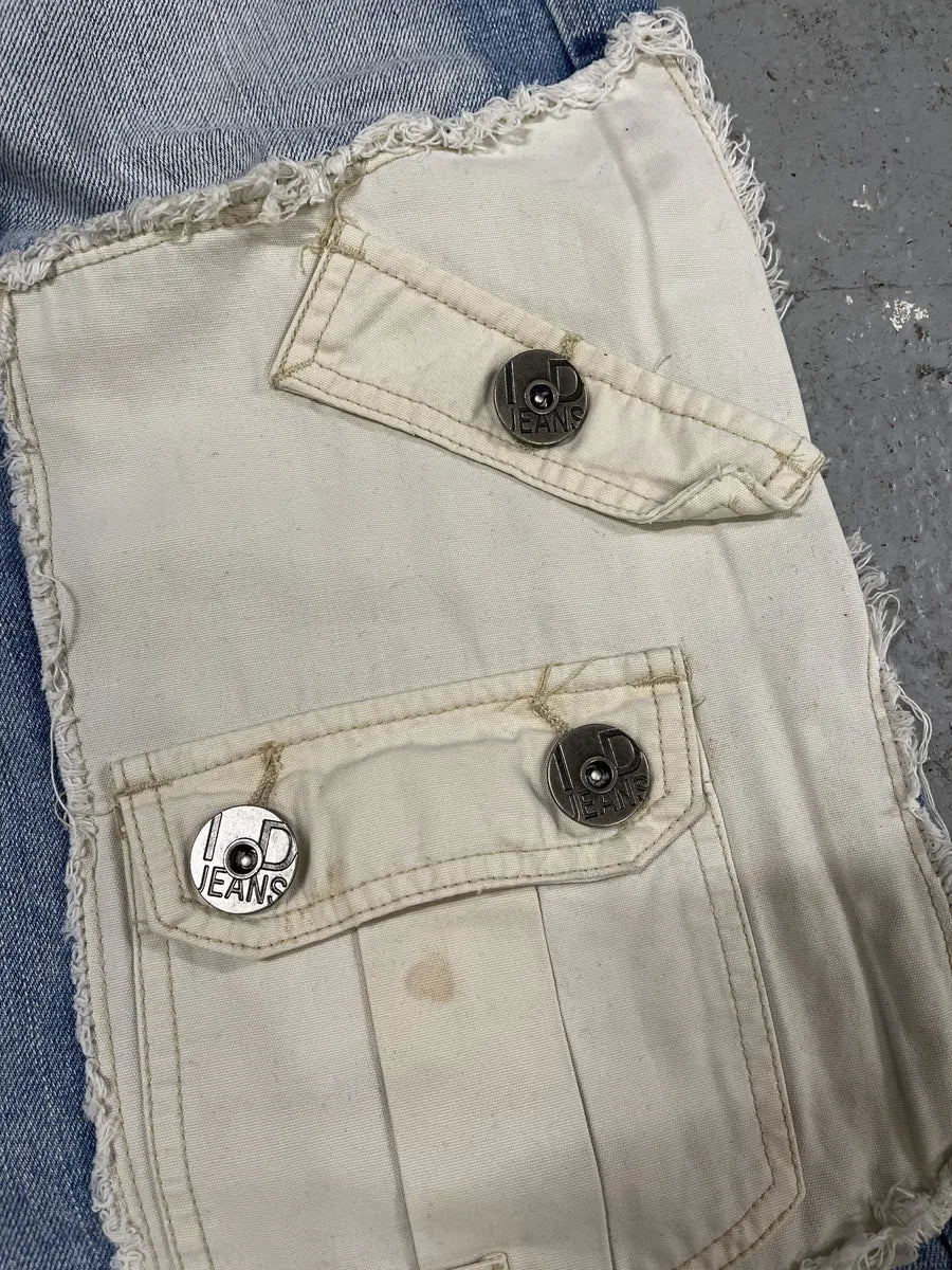 2000s Archive Denim Hybrid Cargo Denim Pants ZwAeNKJ 6