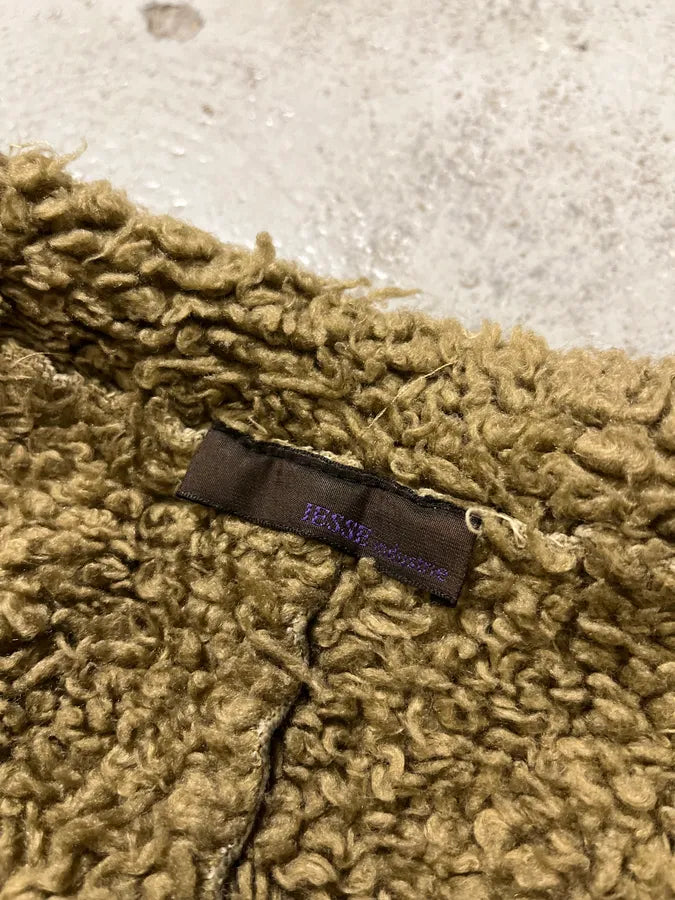 2000s Archive Grey Velvet Zip-up Fur Jacket aPLJpvN 10