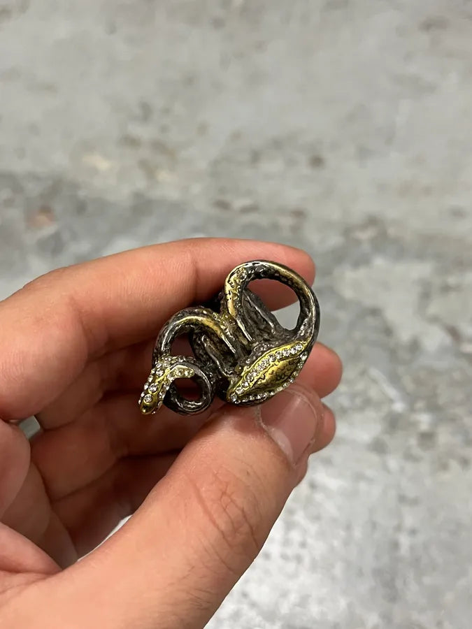 2000s Archive Snake Ring plPJjom 2