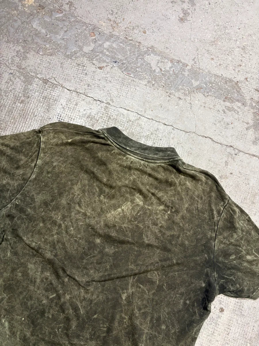 2000s Armani Acid Faded Green Polo sIxykEG 5