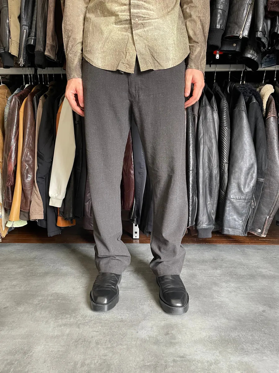 2010s Armani Anthracite Grey Cozy Light  Pants KJjrdpj 0