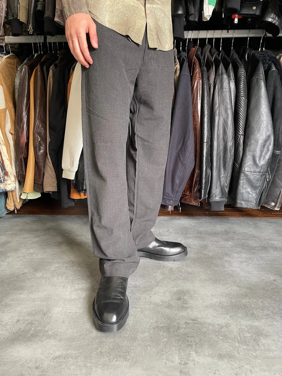 2010s Armani Anthracite Grey Cozy Light  Pants KJjrdpj 2