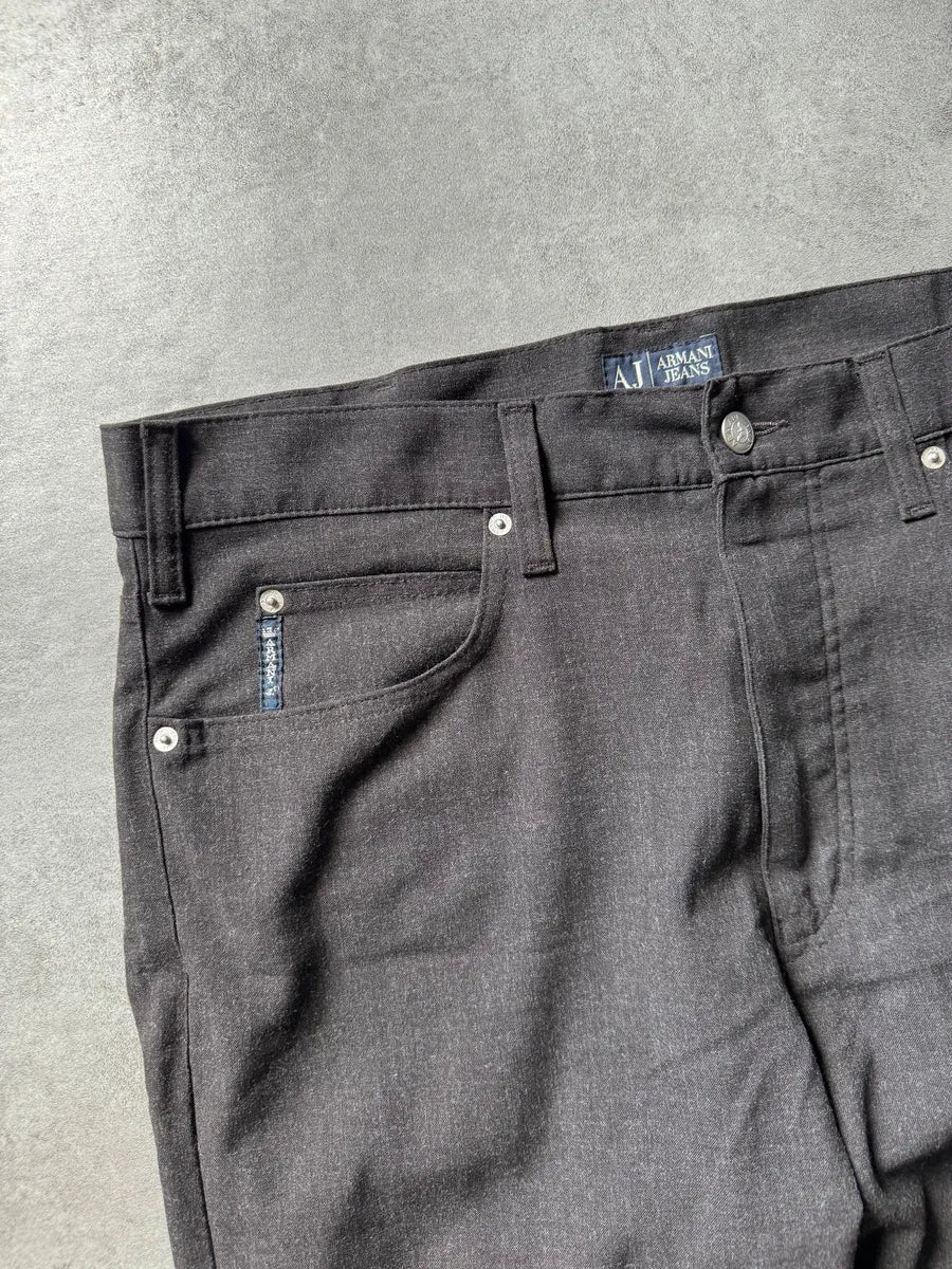 2010s Armani Anthracite Grey Cozy Light  Pants KJjrdpj 7