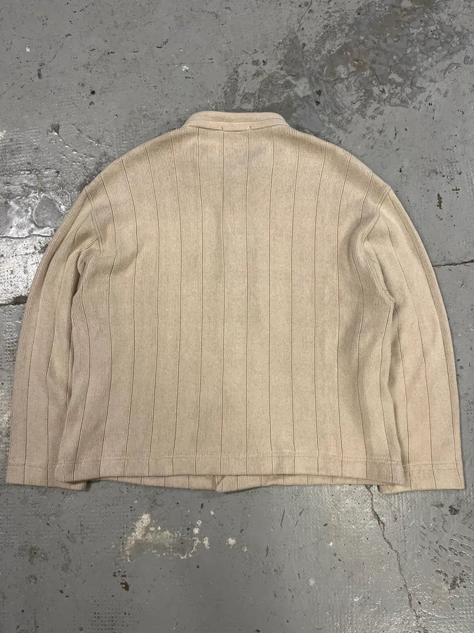 2000s Emporio Armani Beige Button Up Cozy Sweater atzDcoz 3