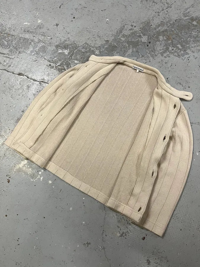 2000s Emporio Armani Beige Button Up Cozy Sweater atzDcoz 5