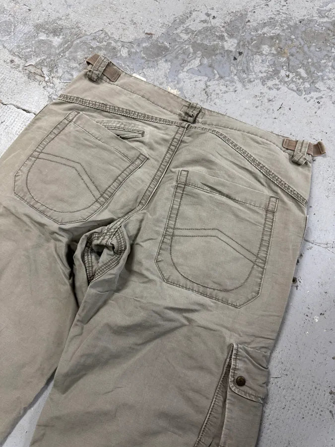 2000s Armani Beige Cozy Cargo Shorts hsWIBPd 7