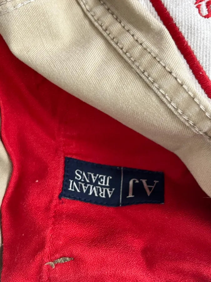 2000s Armani Beige Cozy Flared Pants rEAUBln 11