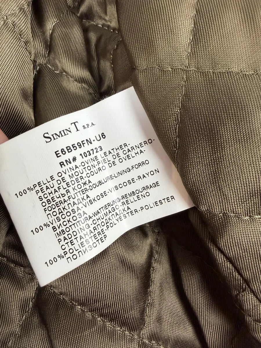 2000s Armani Beige Suede Leather Perfecto Jacket ZlvVRwK 9