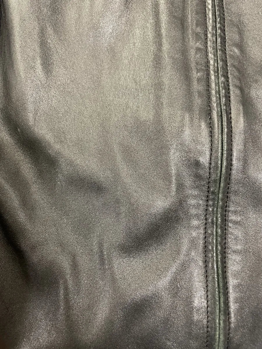 2000s Armani Biker Black Leather Jacket fMxkzjp 7