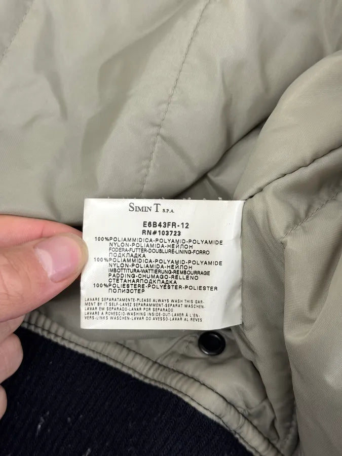 2000s Armani Black Aero Relaxed Bomber Jacket XoDXPjj 6