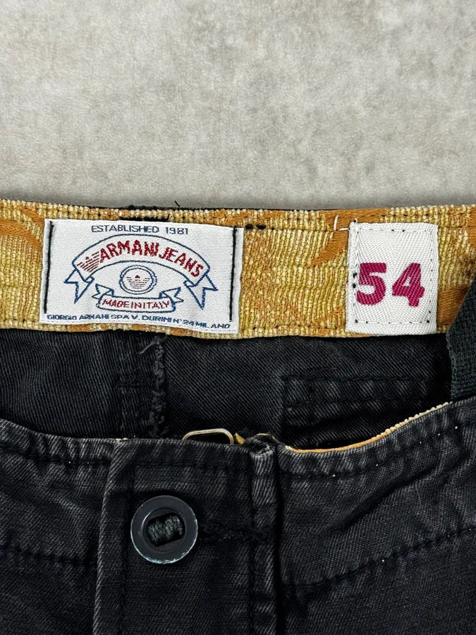 2000s Armani Black Cargo Pants GtbmCEr 13