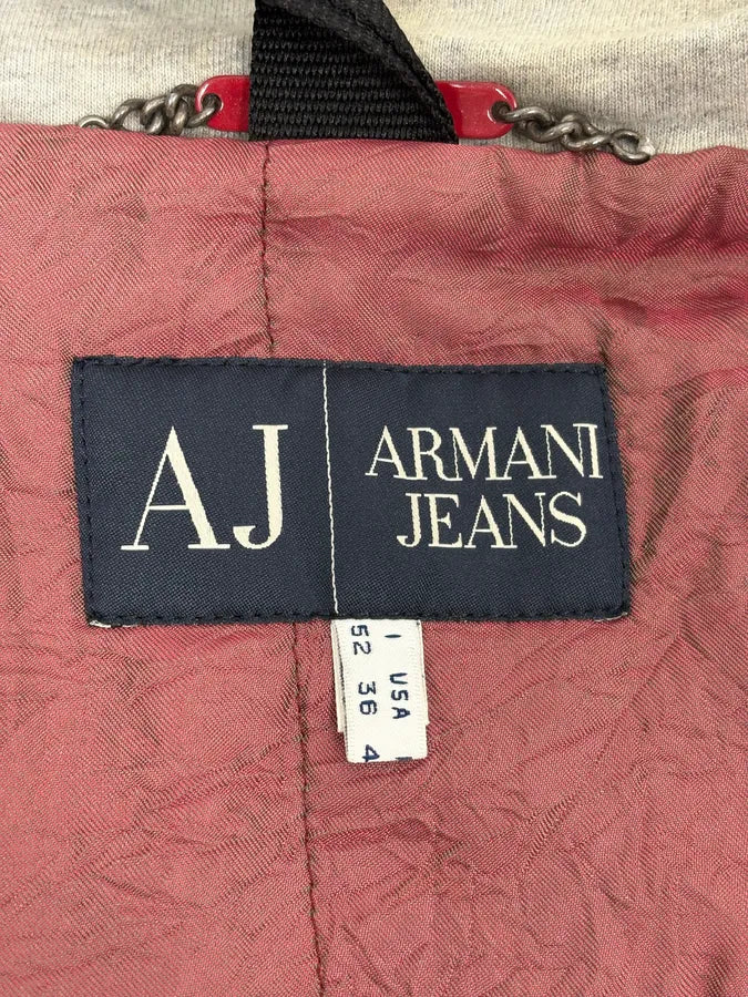 2000s Armani Black Hooded Bomber Leather Jacket niKGyXH 11