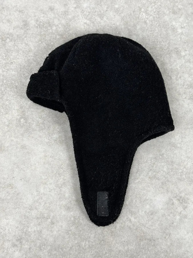 2000s Armani Black Hybrid Cozy Chapka Hat gUsonCe 0