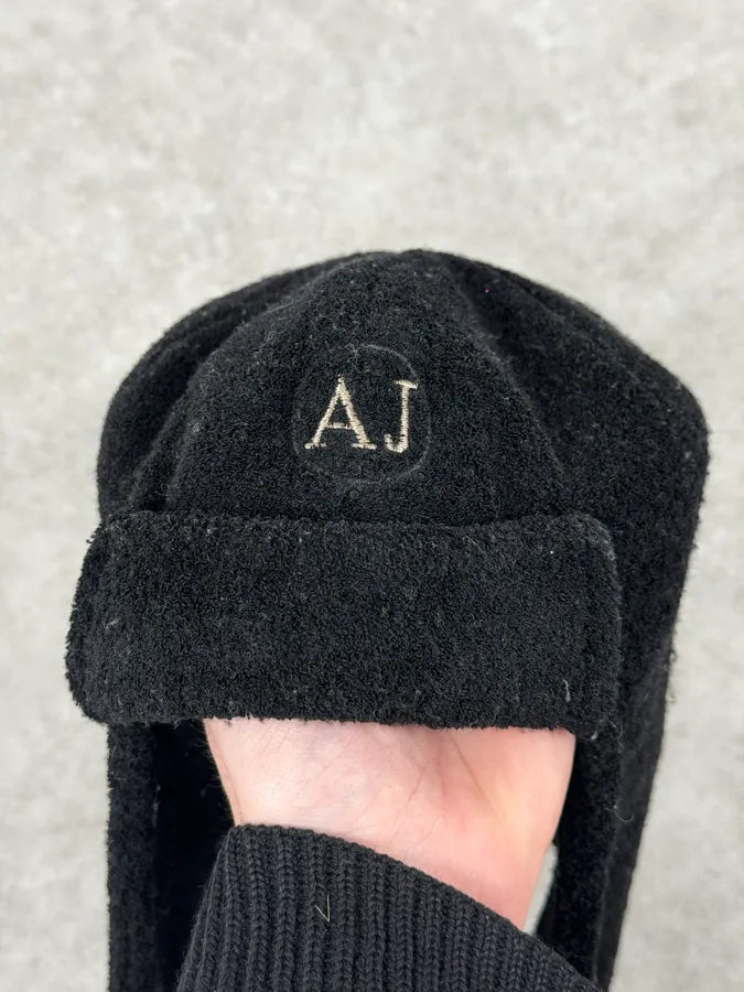 2000s Armani Black Hybrid Cozy Chapka Hat gUsonCe 4