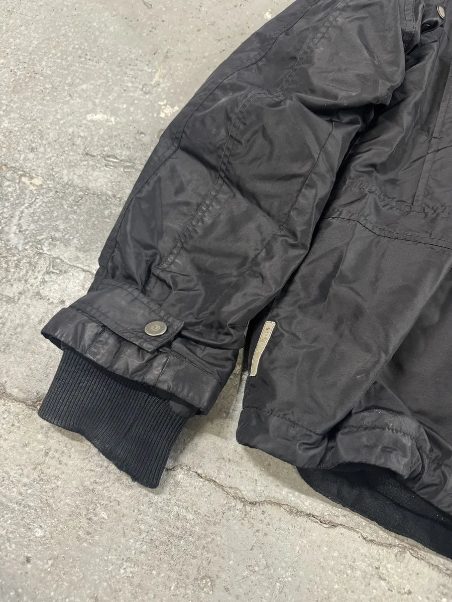 2000s Armani Black Nylon Bomber Jacket OVaaRNo 9