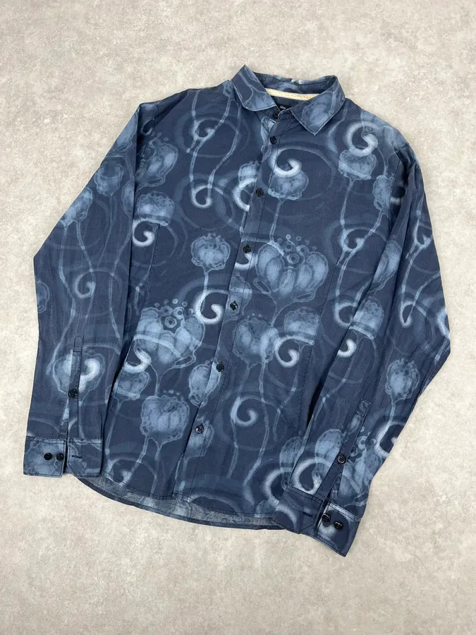 2000s Armani Black Obscure Monster Asian Shirt tPNqAcT 4