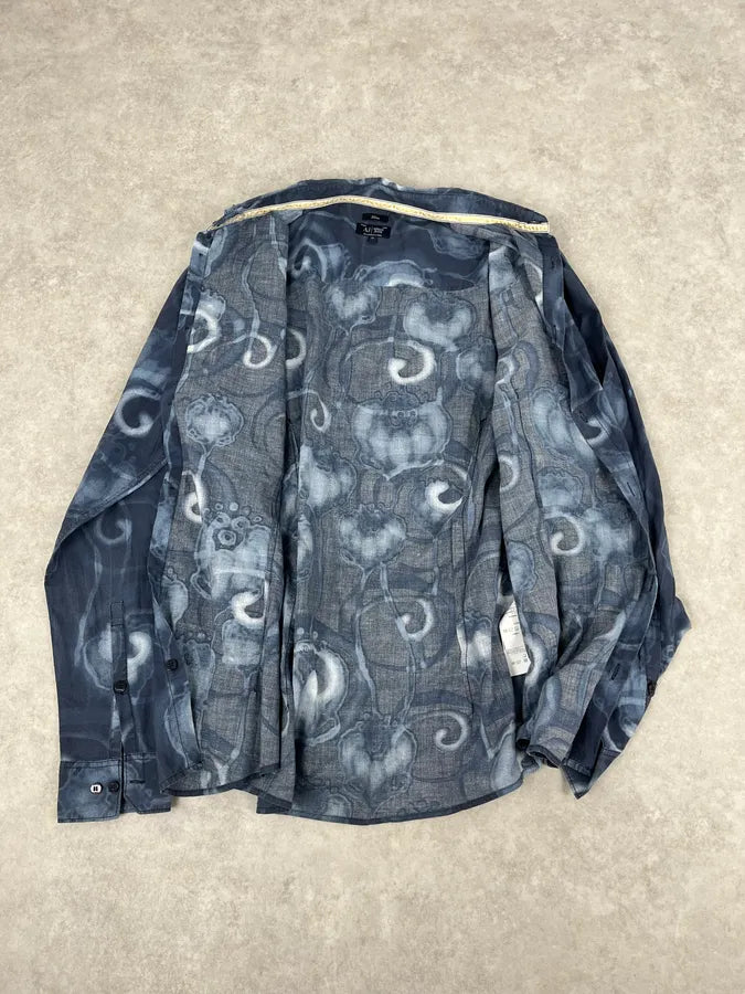 2000s Armani Black Obscure Monster Asian Shirt tPNqAcT 7