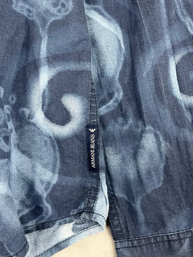 2000s Armani Black Obscure Monster Asian Shirt tPNqAcT 8