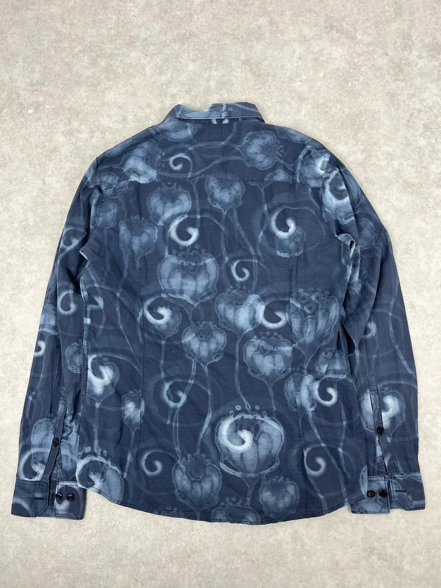 2000s Armani Black Obscure Monster Asian Shirt tPNqAcT 5