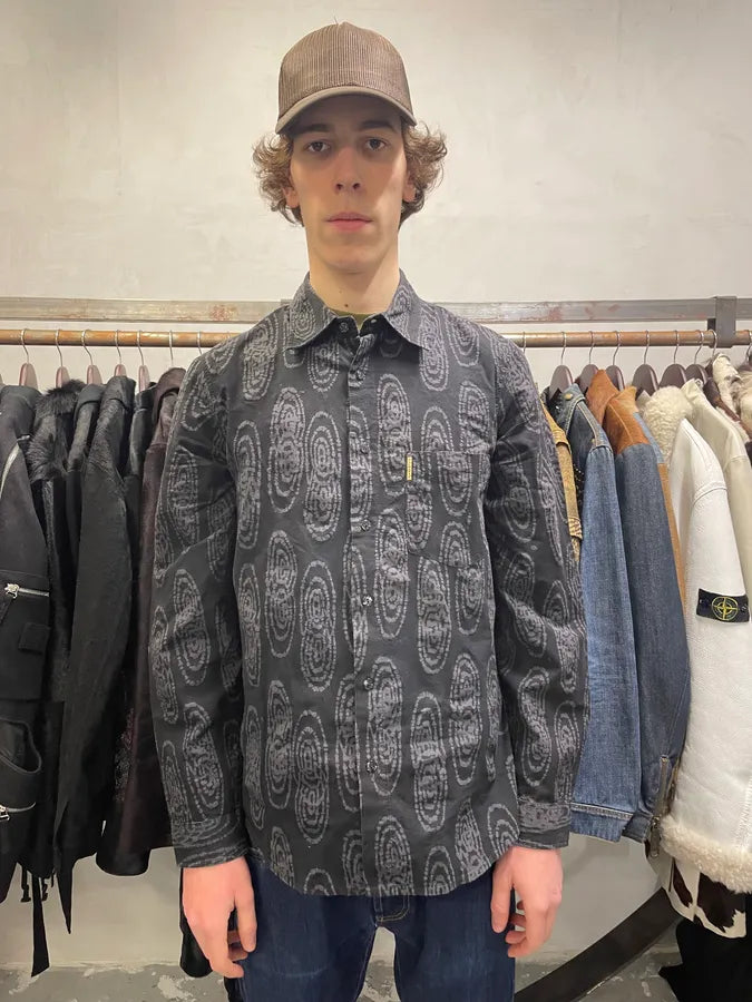 2000s Armani Black Psycho Shirt (L) otTiZJM 1