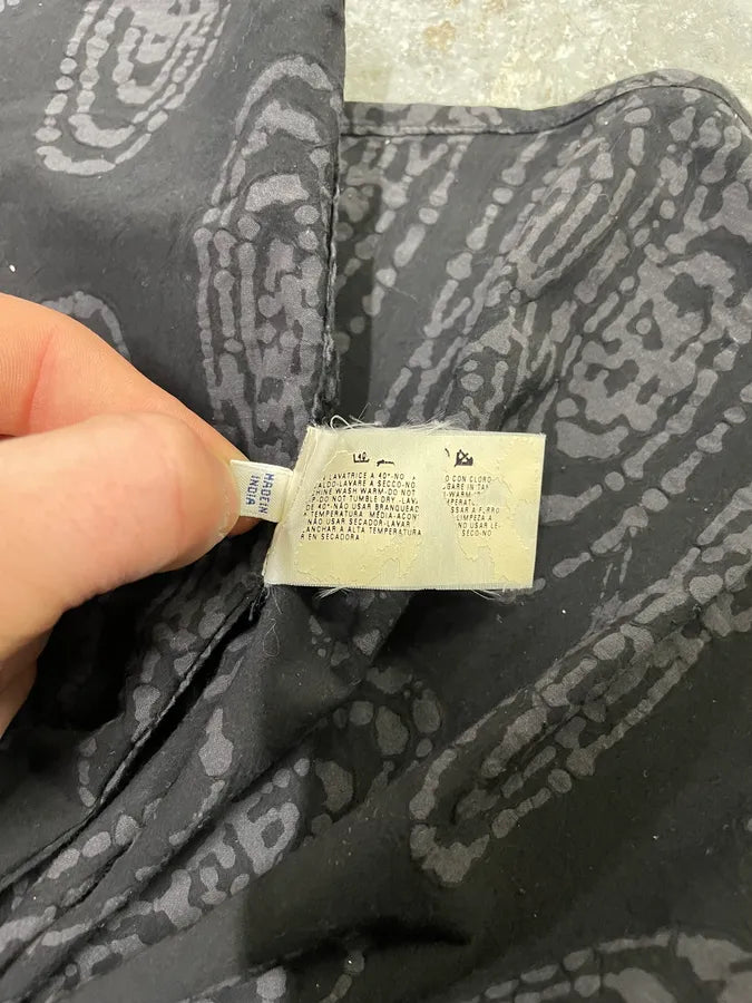 2000s Armani Black Psycho Shirt (L) otTiZJM 10