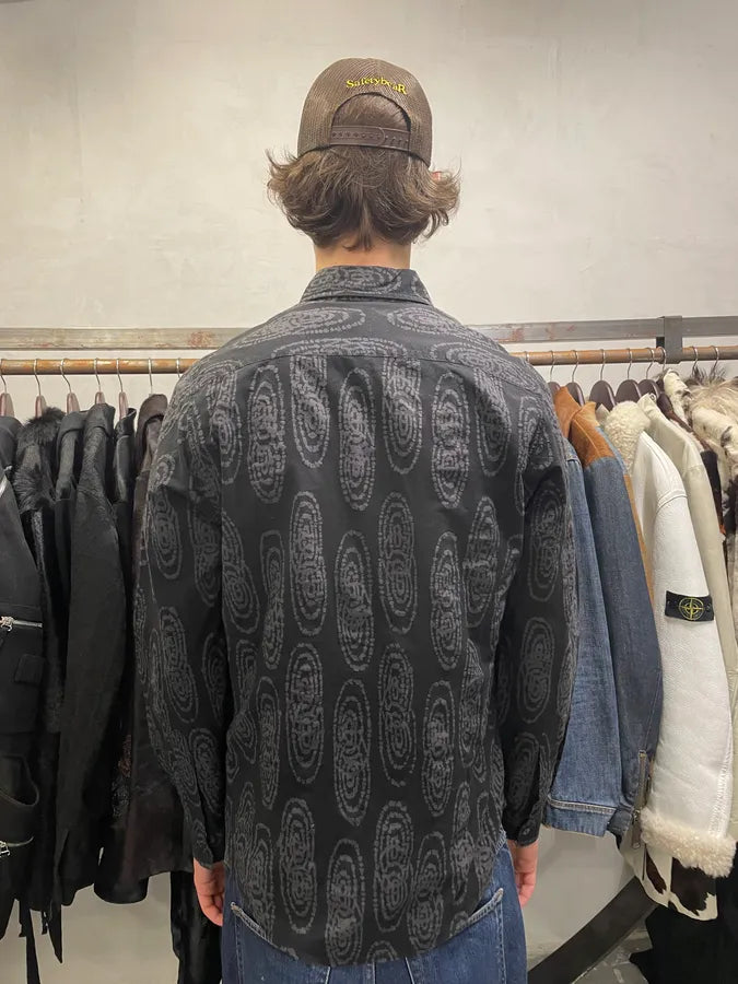 2000s Armani Black Psycho Shirt (L) otTiZJM 2