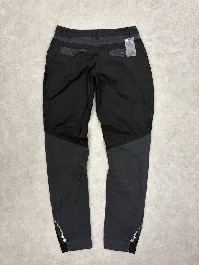2000s Armani Black Zip Hybrid Cordurroy Pants  vYmwXJX 6
