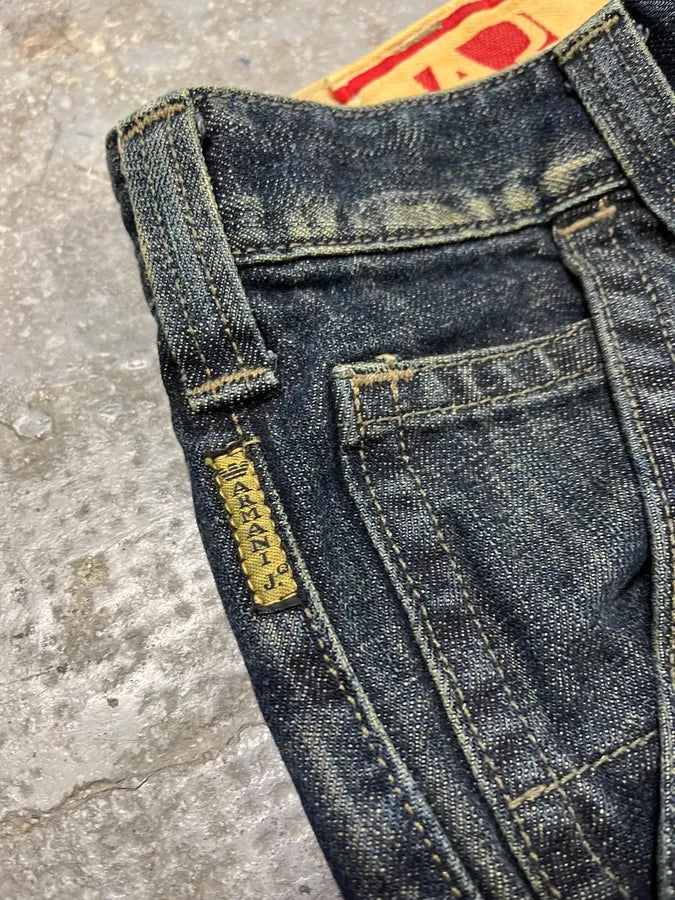 2000s Armani Blue Denim Cargo Jeans (M) GomIoFg 13