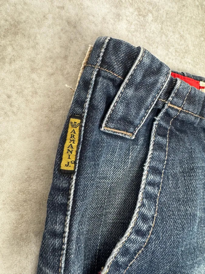 AW2005 Armani Blue Faded Cargo Denim nCowmzv 11