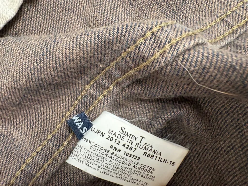 2000s Armani Blue Faded Denim Jacket eMzCKwN 8