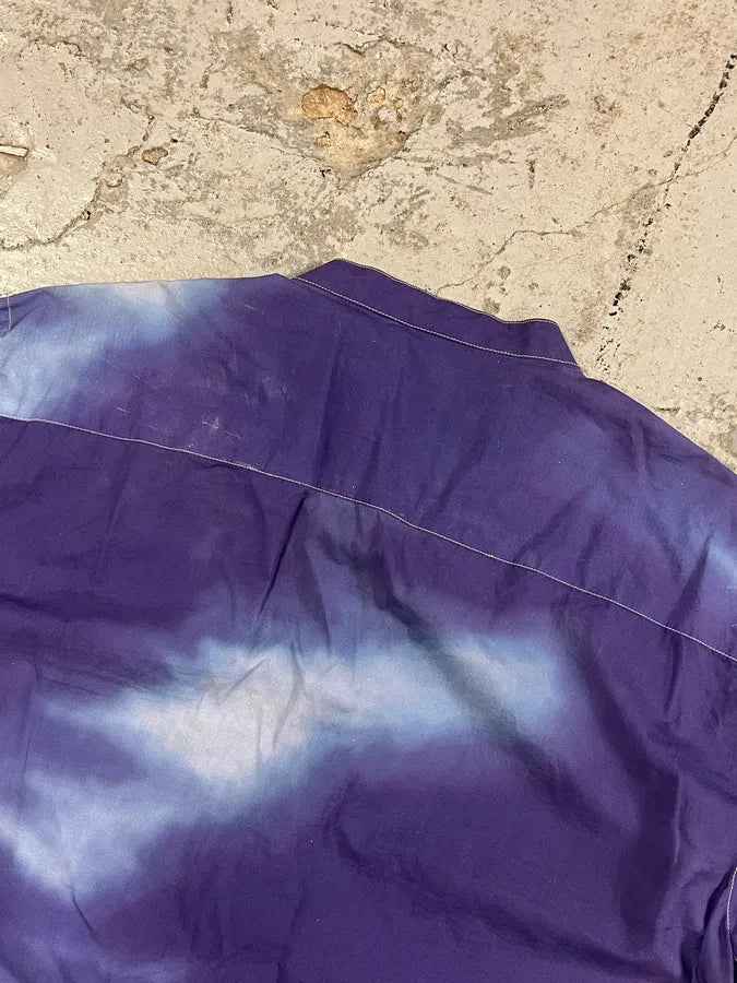 2000s Armani Blue Sky Cloud Shirt bUnVfkA 6