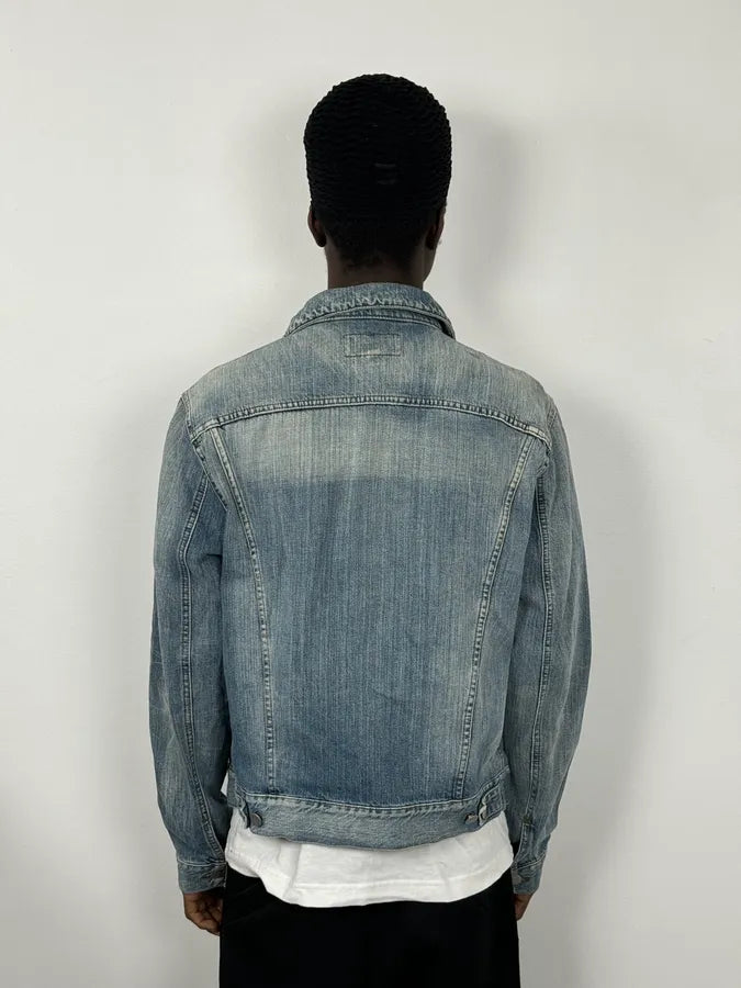 2000s Armani Blue Soft Denim Jacket LyueoyR 1