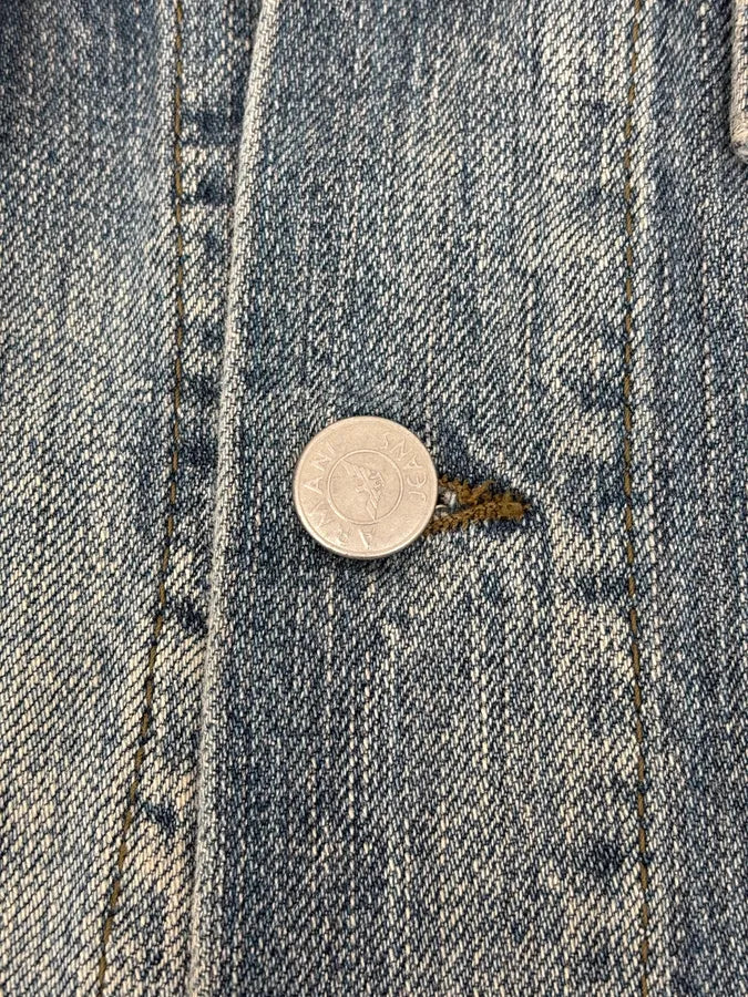 2000s Armani Blue Soft Denim Jacket LyueoyR 7