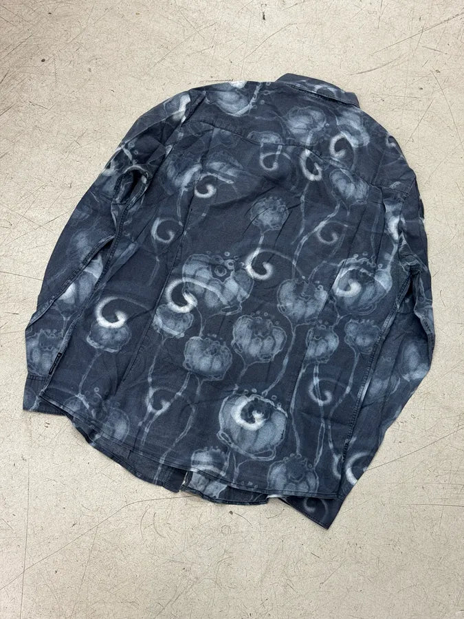 2000s Armani Blue Washed Psycho Shirt gGhLuMV 5