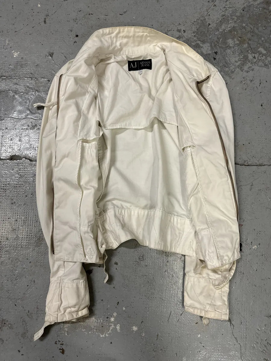 2000s Armani Bondage Light White Jacket LutpMnd 10