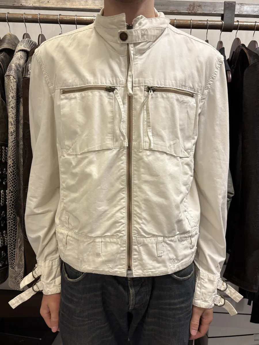2000s Armani Bondage Light White Jacket LutpMnd 4
