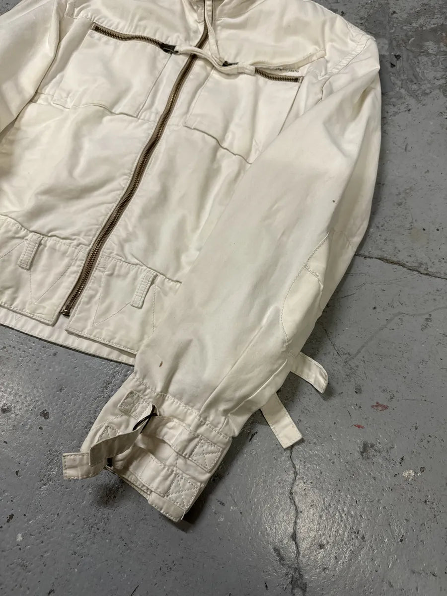 2000s Armani Bondage Light White Jacket LutpMnd 7