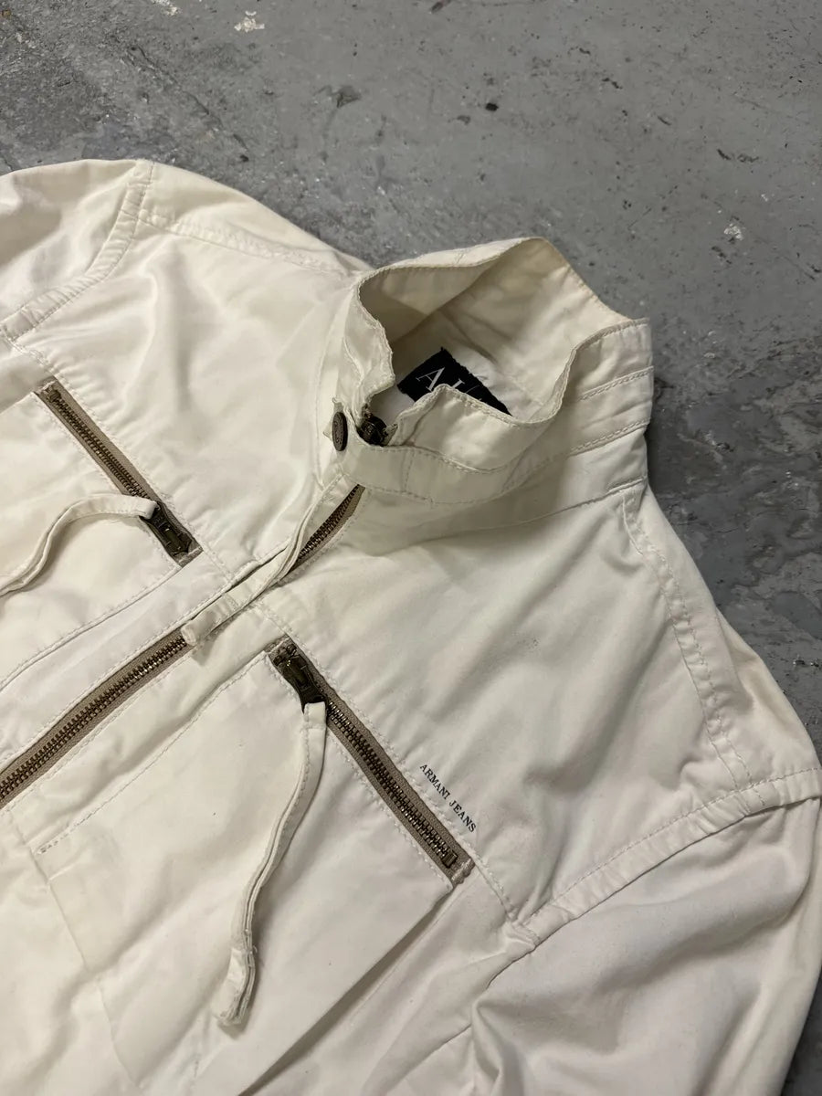 2000s Armani Bondage Light White Jacket LutpMnd 9