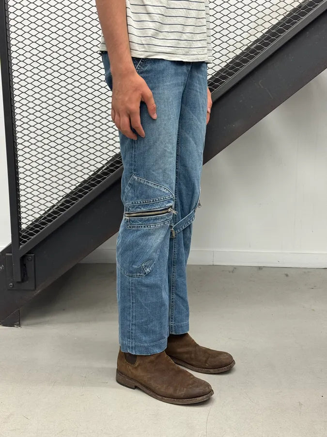 2000s Armani Bondage Zip Denim Jeans DwPQUjS 2